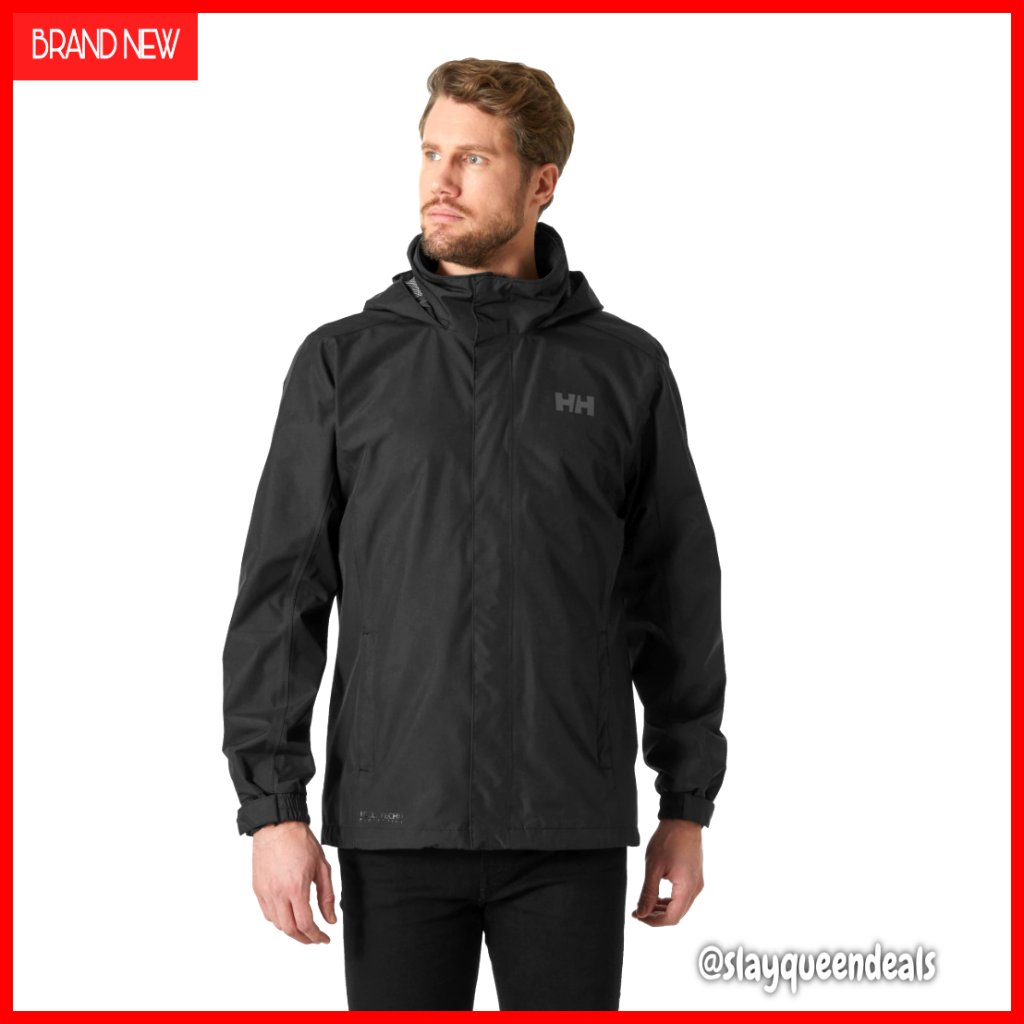 Waterproof Windproof Breathable Shell Rain Coat With Packable Hood
